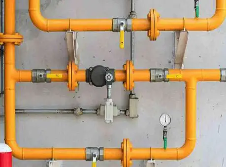 Copper Gas Pipe Installation for Gas Stove